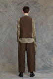 Ziggy Chen Asymmetric Collaged Waistcoat