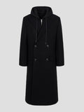 Juun.J Overfit Jersey Hood Detachable Double Coat