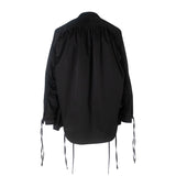 Ilmol Adjustable Shirt with strings Black