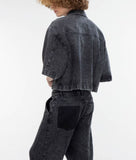 Seokwoon Yoon Dark Denim Wide Relaxed Jeans