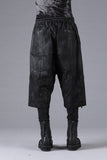 D.Hygen Product Coated Jersey-Like Denim 3/4 Baggy Pants