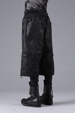 D.Hygen Product Coated Jersey-Like Denim 3/4 Baggy Pants