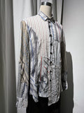 Archivio J.M. Ribot Striped Patch Shirt