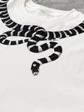 Depression Snake T-shirt White