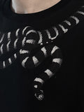 Depression Snake T-shirt Black