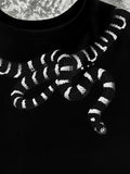 Depression Snake T-shirt Black