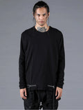 D.hygen Soft Cotton Jersey Zip Open LS T-shirt