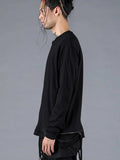 Dhygen Soft Cotton Jersey Zip Open LS T-shirt