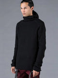 D.hygen Wool Cotton Knit Balaclava LS T-shirt