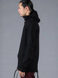 D.hygen Wool Cotton Knit Balaclava LS T-shirt