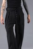 D.Hygen Randon Stripe Jacquard Side Open Wide Pants