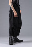 D.Hygen Fade Random Stripe Wide Cropped Pants