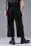 D.Hygen Fade Random Stripe Wide Cropped Pants