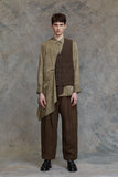 Ziggy Chen Asymmetric Collaged Waistcoat