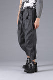 D.Hygen Pigment Coated Ramie Stretch Wide Cropped Pants