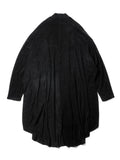 Julius Scalene Pile Knit Robe Black