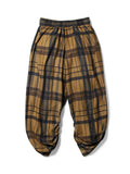 Julius Scalene Jacquard Check Wide Pants