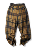 Julius Scalene Jacquard Check Wide Pants