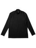 Julius Scalene Embroidery High Neck Long Sleeve T-Shirt