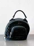 Juun.J Black Spangle Monster Mini Bag