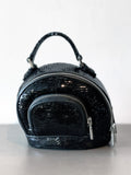 Juun.J Black Spangle Monster Mini Bag