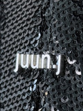 Juun.J Black Spangle Monster Mini Bag