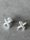 M.A+ Cross Stop Earring