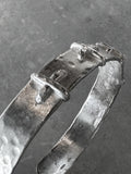 M.A.+ Silver Stitched Cross Bracelet