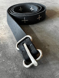 M.A+ Stydded Double Oval Buckle Medium Belt