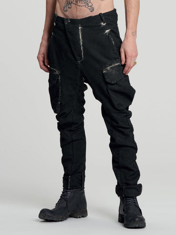 Masnada Baggy Triple Pocket Combat Trousers