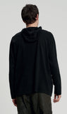 Masnada Hooded Long Sleeve Loose Tee