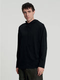 Masnada Hooded Long Sleeve Loose Tee