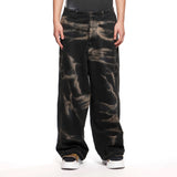 Julius Disarray Bleached Wide Denim Pants