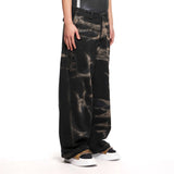 Julius Disarray Bleached Wide Denim Pants