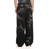 Julius Disarray Bleached Wide Denim Pants