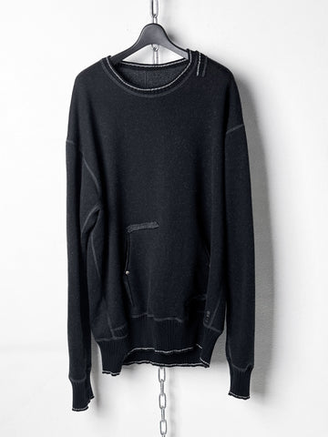 Taichi Murakami Displacement Sweat Parka Crewneck