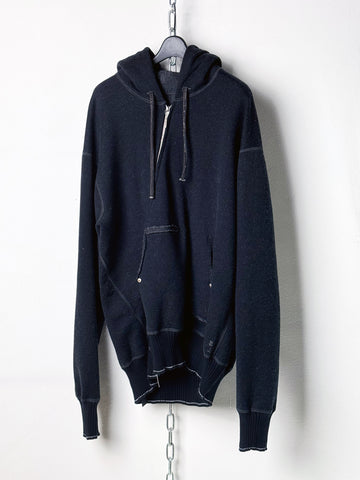 Taichi Murakami Displacement Sweat Parka Hooded Zipped