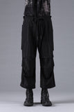 D.Hygen Fade Random Stripe Wide Cropped Pants