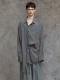 Ziggy Chen Deconstructed Long Shirt