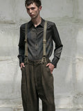 Ziggy Chen Leather Suspenders