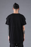 D.Hygen Soft Cotton Jersey Layered T-shirt