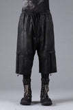 D.Hygen Product Coated Jersey-Like Denim 3/4 Baggy Pants