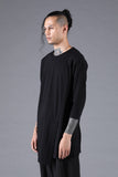 D.Hygen Soft Cotton Jersey Slit T-shirt