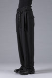 D.Hygen Randon Stripe Jacquard Side Open Wide Pants