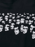 Willy Chavarria Crowd Of Heads Mock neck Sweat