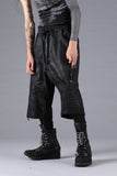 D.Hygen Product Coated Jersey-Like Denim 3/4 Baggy Pants