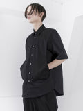 Frommark Pocket Detail Short Sleeve Shirt Black