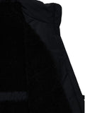 Ajo  Strap Fake Fur Vest [BLACK]