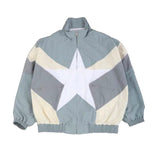 Ajo Star Oversizes Windbreaker Jacket Mint