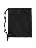 Ajo Vegan Leather Logo Embossed String Bag [BLACK]